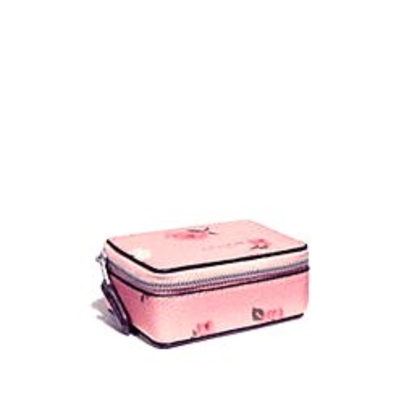Coach Triple Pill Box with Tossed Peony Print - Picture 3 of 4